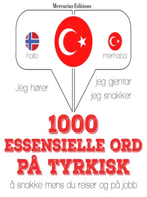cover image of 1000 essensielle ord på tyrkisk